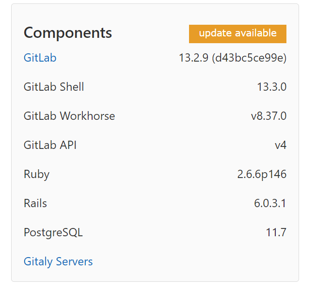 Gitlabを13.3.5にアップデートした話し
